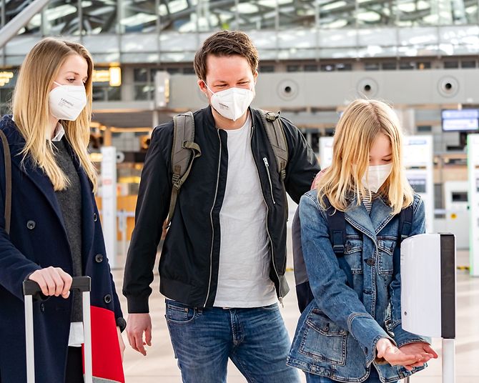 Sommerflugplan Hygienemaßnahmen am Hamburg Airport